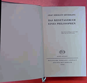 Das Reisetagebuch eines Philosophen