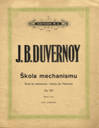 ŠKOLA MECHANISMU, OP. 120 - KLAVÍR