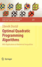 Optimal quadratic programming algorithms - with applications to variational inequalities