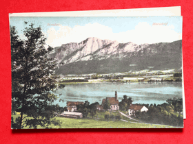 Měsíční jezero - Mondsee, Mariahilf, Rakousko (pohled)
