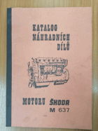 ŠKODA M 637 - MOTOR - katalog náhradních dílů