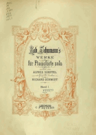 Werke für Pianoforte solo revidiert von Alfred Dörffel. Mit Fingersatz versehen von Richard ...