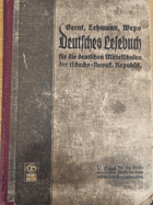 Deutsches Lesebuch für die deutschen Mittelschulen der tschecho-slowakischen Republik. V. Band.