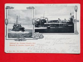 Torpédový člun Rakousko-Uherského námořnictva během letních manévrů v roce 1900, Pula, ... (pohled)