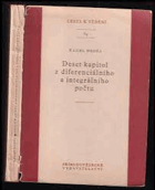 Deset kapitol z diferenciálního a integrálního počtu.