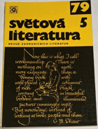 6SVAZKŮ Světová literatura - revue zahraničních literatur