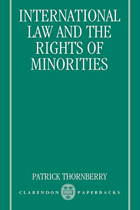 International law and the rights of minorities