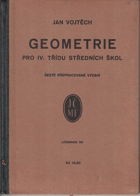 Geometrie pro IV. třídu středních škol