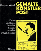 Gemalte Künstlerpost