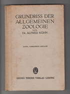 Grundriss der allgemeinen Zoologie