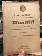 Ersatzteilliste für Tatra 111 R - Lastkraftwagenkran