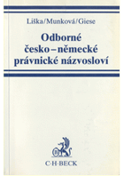 Odborné česko-německé právnické názvosloví