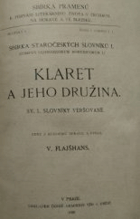 Klaret a jeho družina. Sv. 1, Slovníky veršované