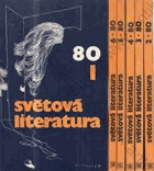 Světová literatura 1980 - revue zahraničních literatur KOMPLET 6sv!
