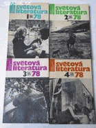 Světová literatura 1978 - revue zahraničních literatur KOMPLET 6sv!