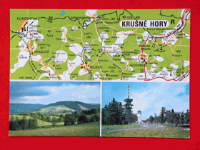 Krušné hory, Bublava, Klínovec (pohled)