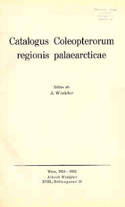 Catalogus coleopterorum regionis palaearcticae