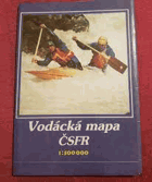 Vodácká mapa ČSFR 1 ku 500 000 Kanoistika