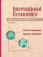 International economics - theory and policy