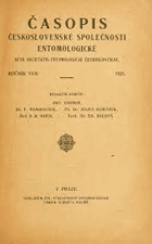 Časopis České společnosti entomologické - roč. 38+39