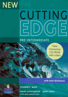 New cutting edge Pre-Intermediate BEZ CD!! Student's book + mini-dictionary