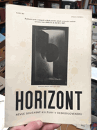 HORIZONT - nr. 8. Revue der zeitgenössischen Kultur in der Tschechoslovakei. Revue de la culture ...