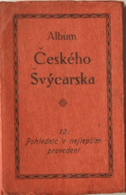 Album Českého Švýcarska - 12 původních fotografických snímků - pohlednice 9x14cm