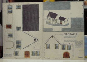 Nádraží III. Stavebnice budovy k modelům železnice velikosti HO (1 k 87)