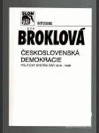 Československá demokracie Politický systém ČSR 1918-1938