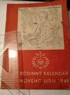 Rodinný kalendář nového lidu 1941