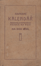 Kapesní kalendář československého vojska na Rusi na rok 1920