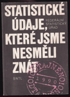 Statistické údaje, které jsme nesměli znát