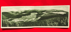 Panorama Míseček s horskou silnicí presidenta T. G. Masaryka - osvoboditele, Jilemnice - ... (pohled)