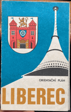 Liberec - orientační plán města