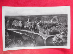 Hrad Zvíkov, okres Písek, soutok Vltavy s Otavou (pohled)