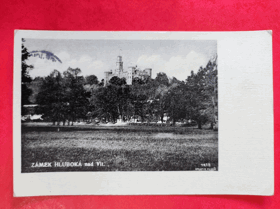 Zámek Hluboká nad Vlt., okres České Budějovice (pohled)