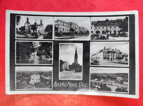 Spišská Nová Ves, okénková pohlednice (pohled)