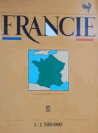 Francie - přehledný atlas - 1:1500000