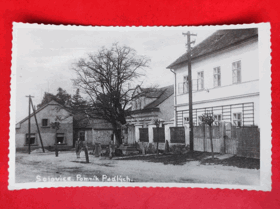 Sojovice,  okres Mladá Boleslav. Pomník Padlých (pohled)