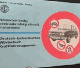 Německo-český překladatelský slovník motorismu