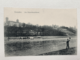 Dresden - Die Albrechtsschlösser (pohled)