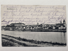 Roudnice nad Labem - Labe, Elbe (pohled)