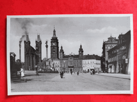Hradec Králové - Velké náměstí, povoz (pohled)