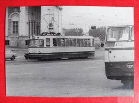 Fotografie - Leningrad, tramvaj (pohled)