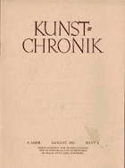 Allgemeine Kunst-Chronik. Illustrierte Zeitschrift für Kunst - Kunstgewerbe - Musik - Theater und ...