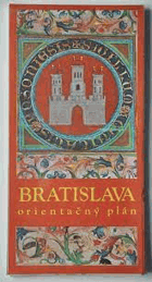 BRATISLAVA Orientačný plán, mapa