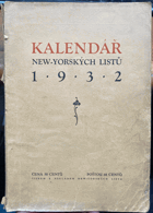 Kalendář Newyorských listů na rok 1932