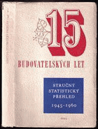 15 budovatelských let Stručný statistický přehled 1945-1960 Vývoj nár. hospodářství a ...