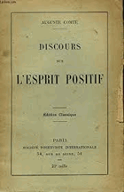 Discours Sur L'Esprit Positif - Primary Source Edition !!