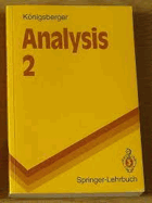 Analysis zwei, Volume 2 - Konrad Königsberger